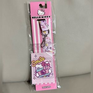 Sanrio Hello Kitty Pink Lanyard Keychain